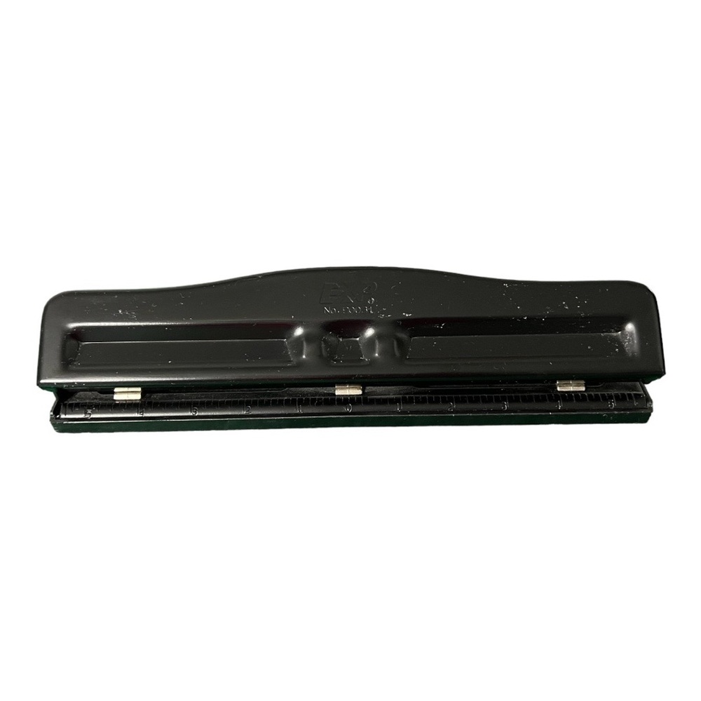 EXP Adjustable Punch, 10 Sheet Capacity, Black